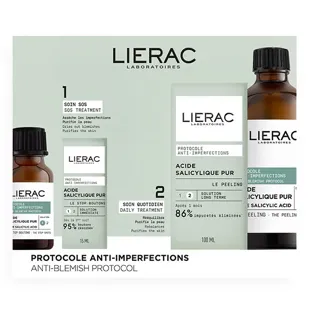 Lierac Stop-Blemish Cofanetto 15ml + Peeling Anti-Imperfezioni 100ml