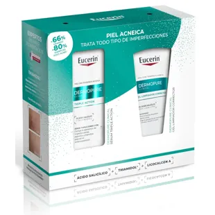 Eucerin Dermopure Triple Effect Serum 30 ml + Concentrated Gel 75 ml