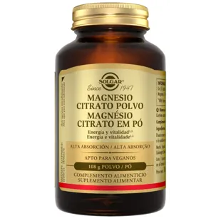 Solgar Magnesium Citrate Powder 108 gr
