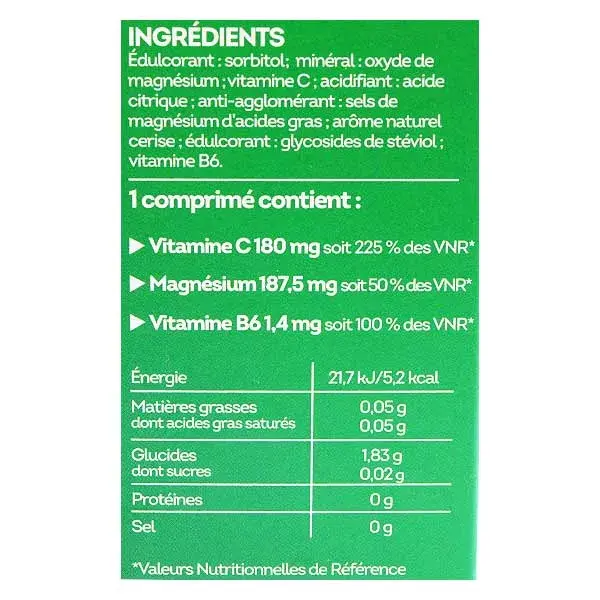 Nutrisanté vitamina C + magnesio 24 tabletas masticables