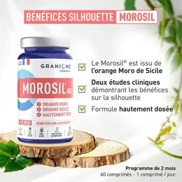 GRANIONS MOROSIL ® 400 mg - Morosil Perte de Poids - 60 Comprimés -Format 2 Mois