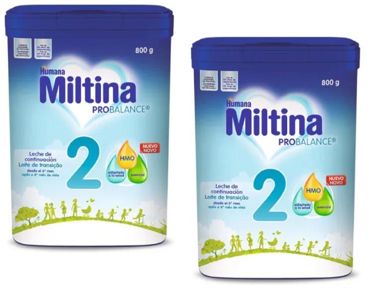 Humana Baby Miltina 2 Probalance Latte di proseguimento 2x800 gr