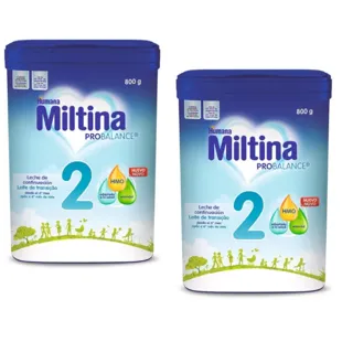 Humana Baby Miltina 2 Probalance Leche de Continuación 2x800 gr