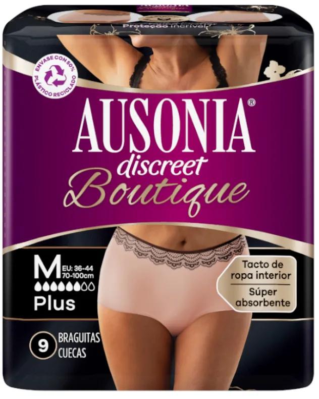 Ausonia Discreet Pants Boutique Incontinence Taille M 9 unités