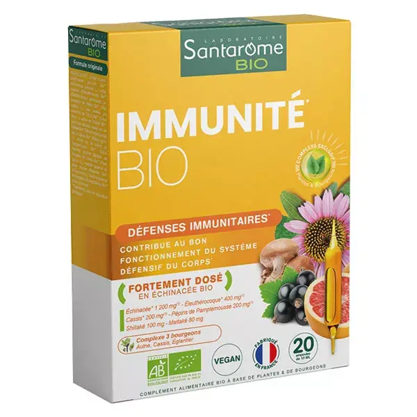 Santarome Bio Immunité 20 ampoules