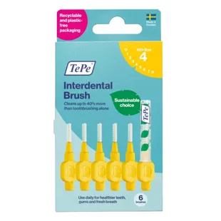 TePe Yellow Interdental Brush 0.7mm 6 pcs
