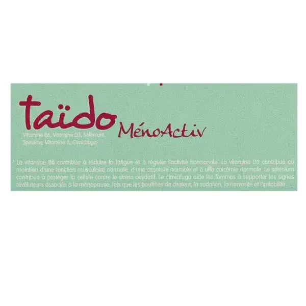 Taïdo MénoActiv 60 gélules