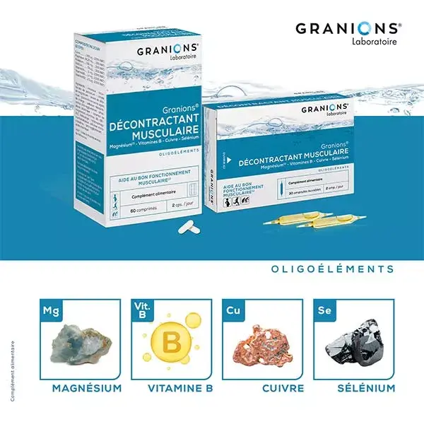 Granions relaxing muscular 30 ampoules