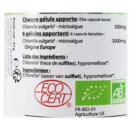 Vit'all+ Chlorella 500mg Bio 100 gélules végétales