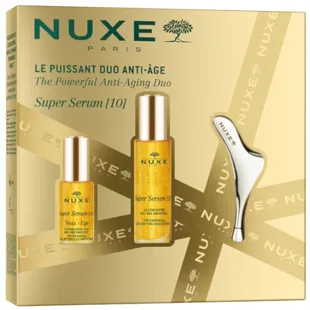 Nuxe Super Sérum 10 30 ml + Contorno Ojos 15 ml + Gua Sha
