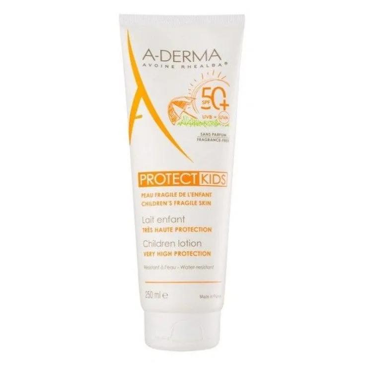 A-Derma Protect Kids Latte Protezione Solare Bimbi SPF 50+ 250 ml