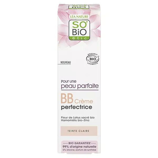 So'Bio Étic Pour une Peau Parfaite BB Crème Perfectrice Claire Bio 40ml