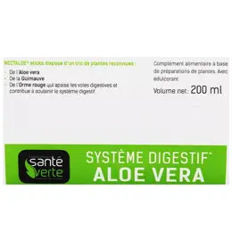 Santé Verte Nectaloe Système Digestif 20 sticks