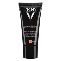 Vichy Dermablend Fond de Teint Fluide Correcteur 16h N°55 Bronze 30ml