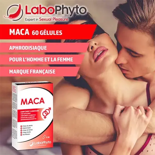 Labophyto MACA - cure aphrodisaque pour homme et femme - 60 gélules
