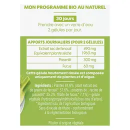 Biosens Elimination Ventre Plat Bio 60 gélules végétales