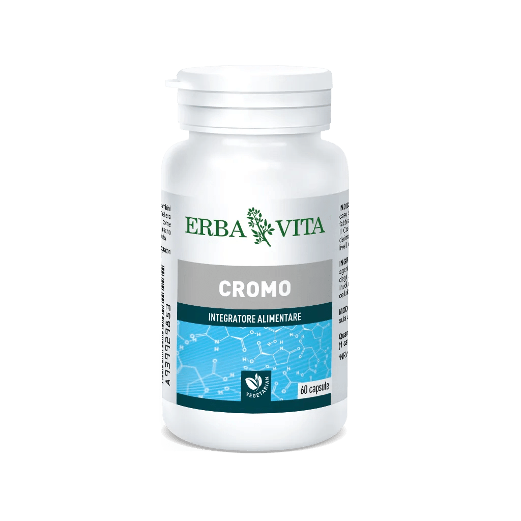 Erba Vita Cromo Integratore Metabolico 60 Capsule