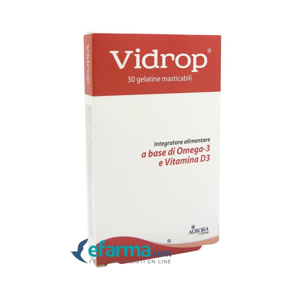 Vidrop Omega 3 Integratore Omega 3 30 Gelatine Masticabili