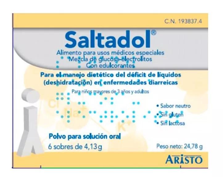 Aristo Pharma  Soro Oral Saltadol 6 Saquetas