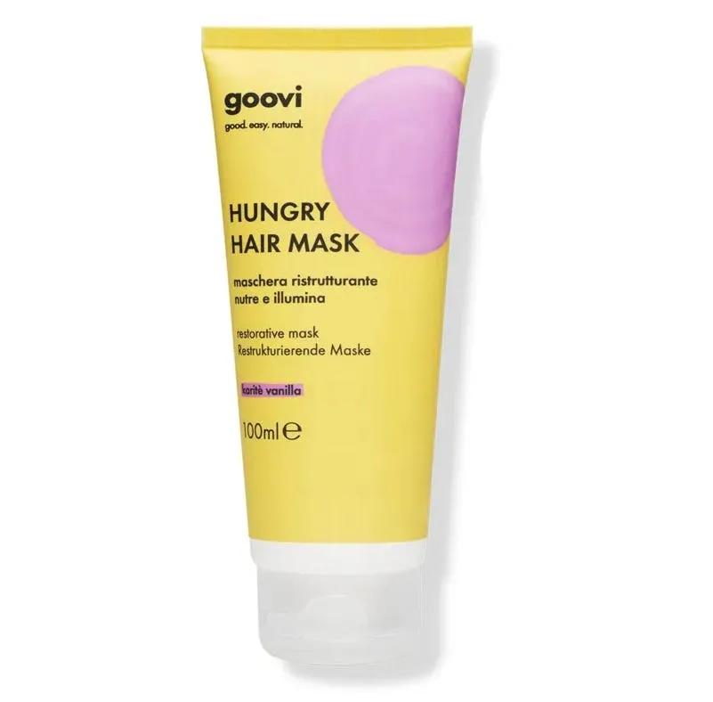 Goovi Hungry Hair Maschera Ristrutturante Per Capelli Secchi, Spenti e Sfibrati 100 ml