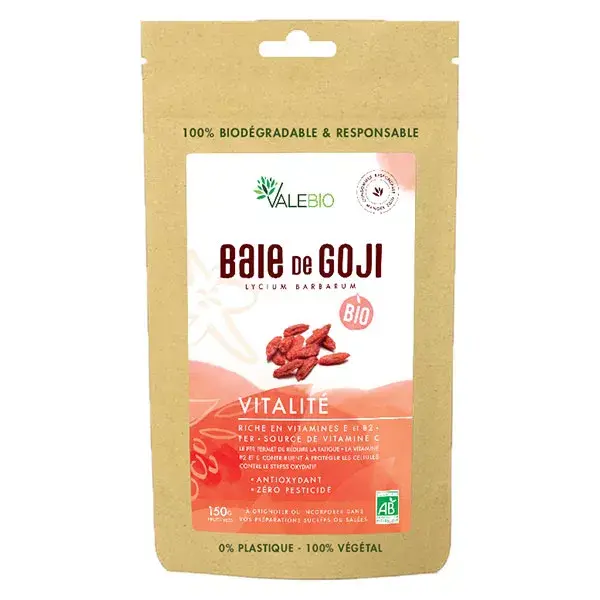 Valebio Organic Goji Berries 150g