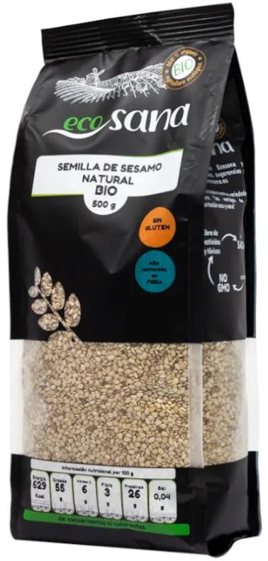 Ecosana Natürlicher Bio-Sesam 500 gr