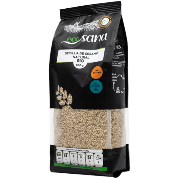 Ecosana Natürlicher Bio-Sesam 500 gr