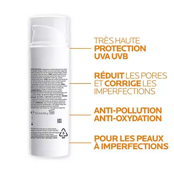 La Roche Posay Anthelios Oil Correct Pore Reducing Care SPF50+ 50ml
