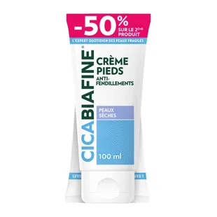 Cicabiafine Crema Piedi Secchi Anti Screpolature Lotto di 2 x 100ml