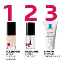 La Roche Posay Tolériane Vernis à Ongles Silicium N°03 Beige 6ml