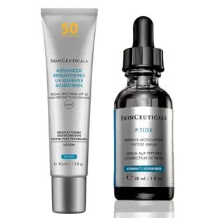 SkinCeuticals Advanced Bright UV Defense SPF50 40ml + P-Tiox Serum 30 ml