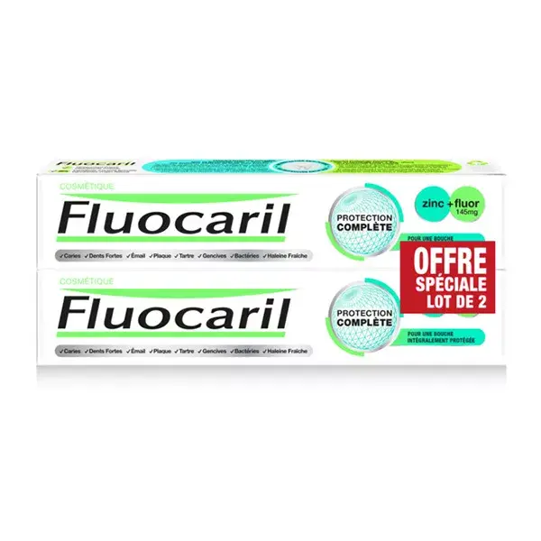 Fluocaril Protection Complète, Dentifrice 2x75ml