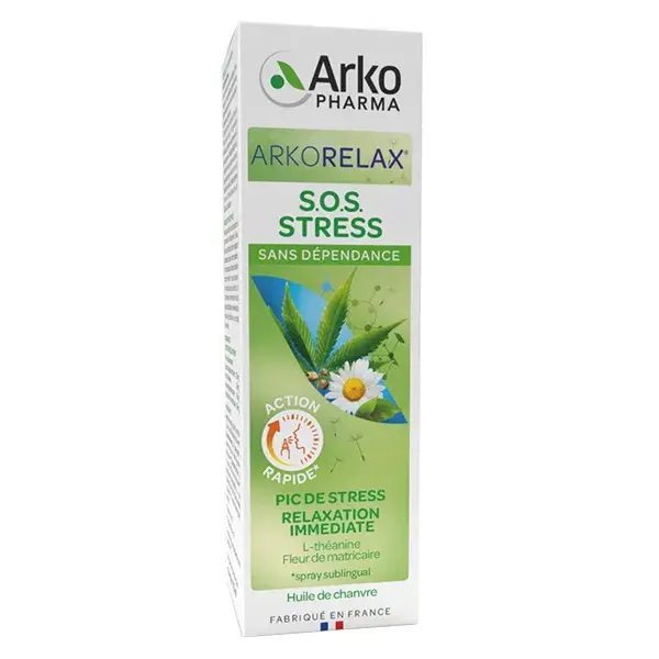 Arkopharma Arkorelax SOS Stress Spray 20 ml bottle