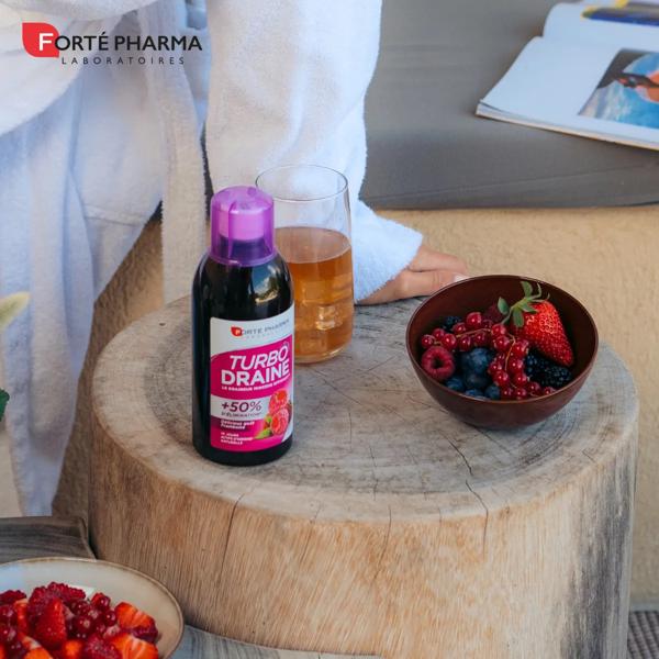 Forte Pharma TurboDraine adelgazar beber frambuesa lote de 2 x 500ml PROMO