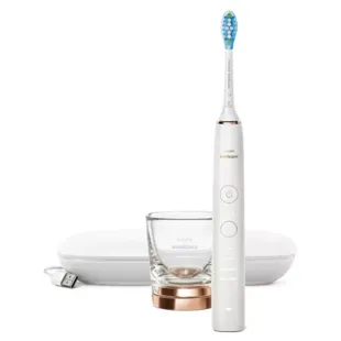 Philips Sonicare DiamondClean Spazzolino Elettrico Ricaricabile Bianco e Oro HX9911/94