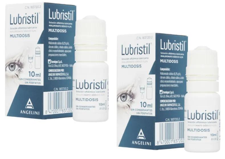 Lubristil Lubrifiant Yeux Multidose 2x10 ml