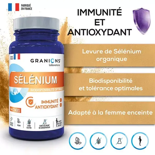 Granions Sélénium Immunità Antiossidante 60 capsule