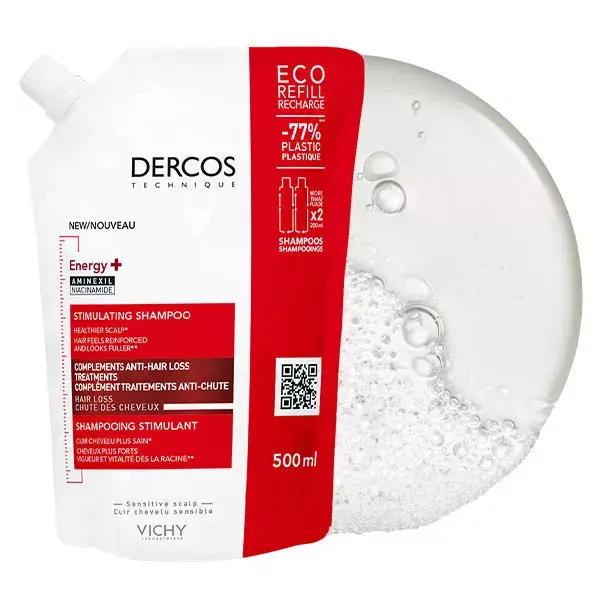 Vichy Dercos Technique Éco-recharge Shampooing Energy+ 500ml