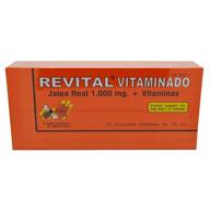 Revital Jalea Real Vitaminado 1000 mg + Vitaminas 20 Ampollas