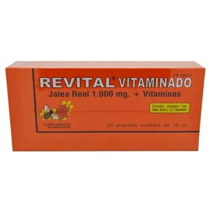 Revital Vitaminized Royal Jelly 1000 mg + Vitamins 20 Ampoules