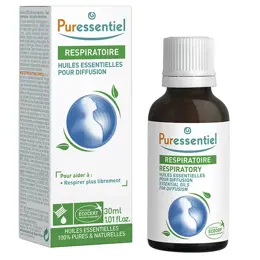 Puressentiel Diffusion Mélange Huiles Essentielles Diffuse Resp'OK® 30ml