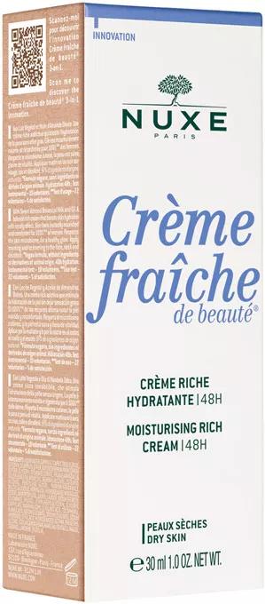 Reichhaltige Creme für trockene Haut Creme Fraiche de Beaute Nuxe 30ml