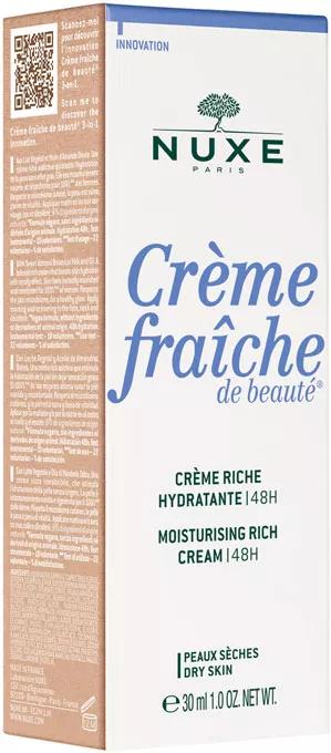 Nuxe Crème Fraîche® de Beauté Crème riche hydratante 30ml