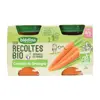 Blédina Les Récoltes Bio Pot Carottes +4m 2 x 130g