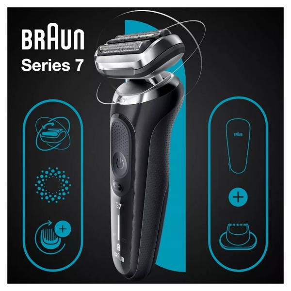 Rasoio elettrico Braun N1200s Series 7 71-360° Flex