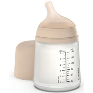 Suavinex Zero Zero Biberão Misto Fluxo Adaptável Leve +0m 180 ml