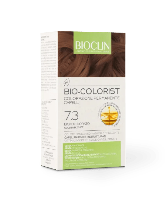 Bioclin Bio-Colorist 7.3 Biondo Dorato Tintura Naturale Capelli