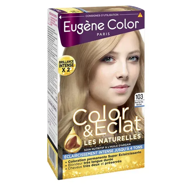 Eugène Color Les Naturelles Crème Colorante Permanente n°103 Blond Très Très Clair Doré