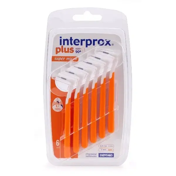 Interprox Plus Spazzolini Interprossimali Super Micro (Arancione)