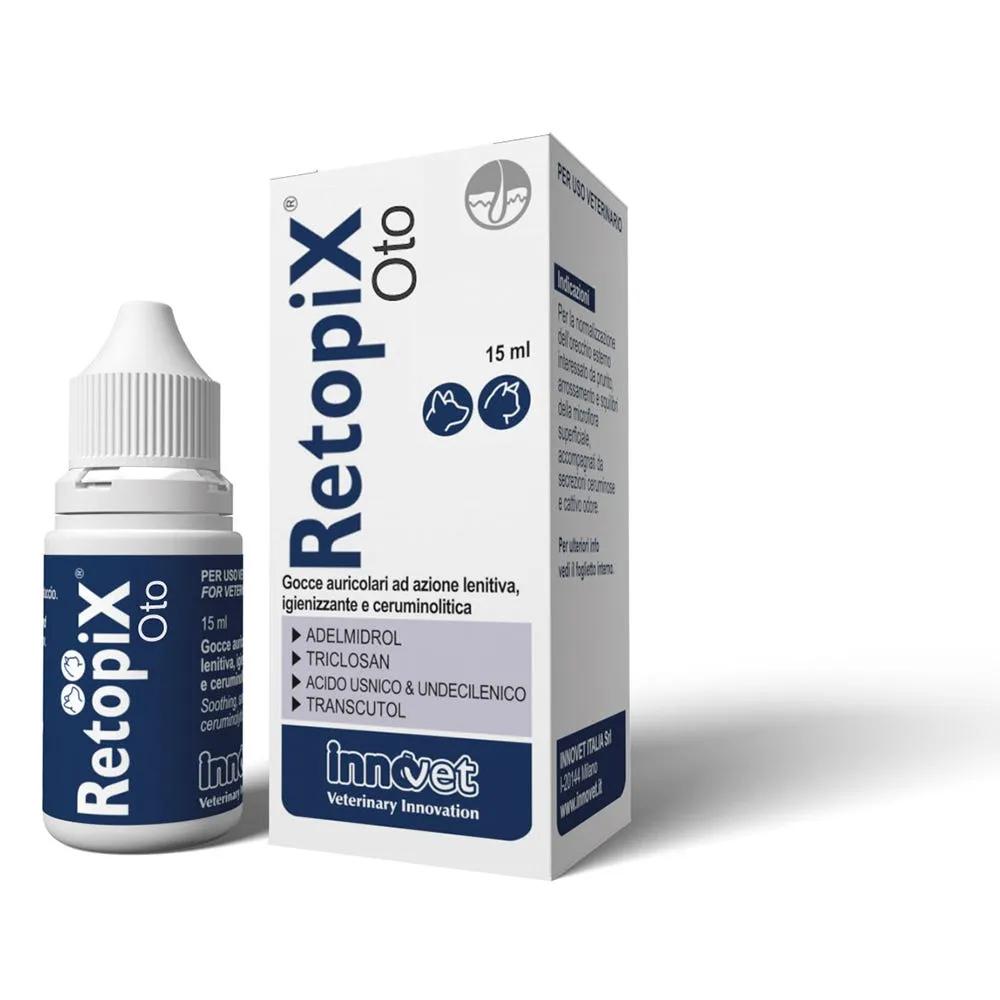 Innovet Retopix Oto Gocce Auricolari Igienizzanti Cani E Gatti 15 ml